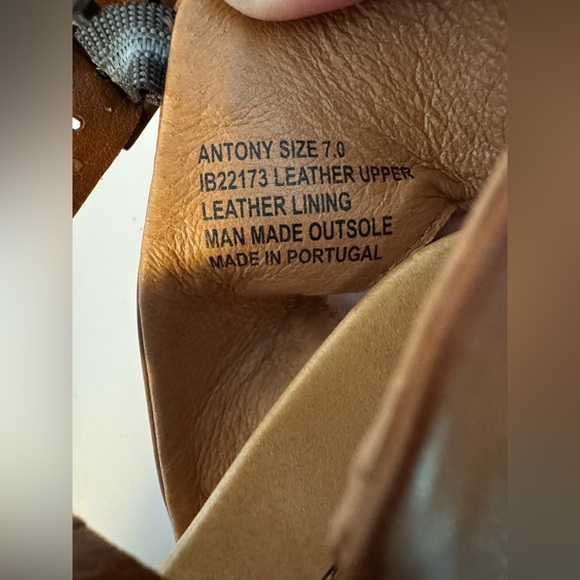 Miz Mooz New York City NWOT Antony Brown Leather Flat Comfort Sandals Size 7 - Picture 9 of 9